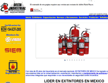 Tablet Screenshot of extintoresdemexico.com